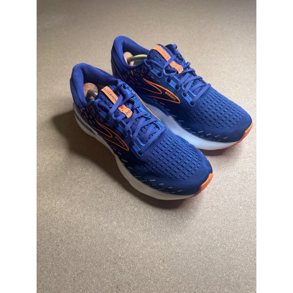 Brooks Glycerin GTS 20 Mens Running Shoes Blue Orange 1103831D444 Size 10